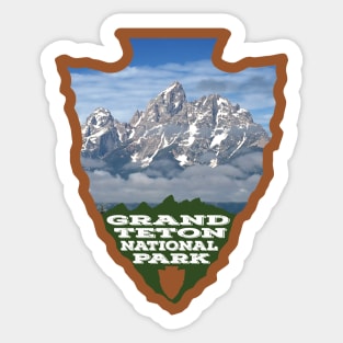 Grand Teton National Park arrowhead Sticker